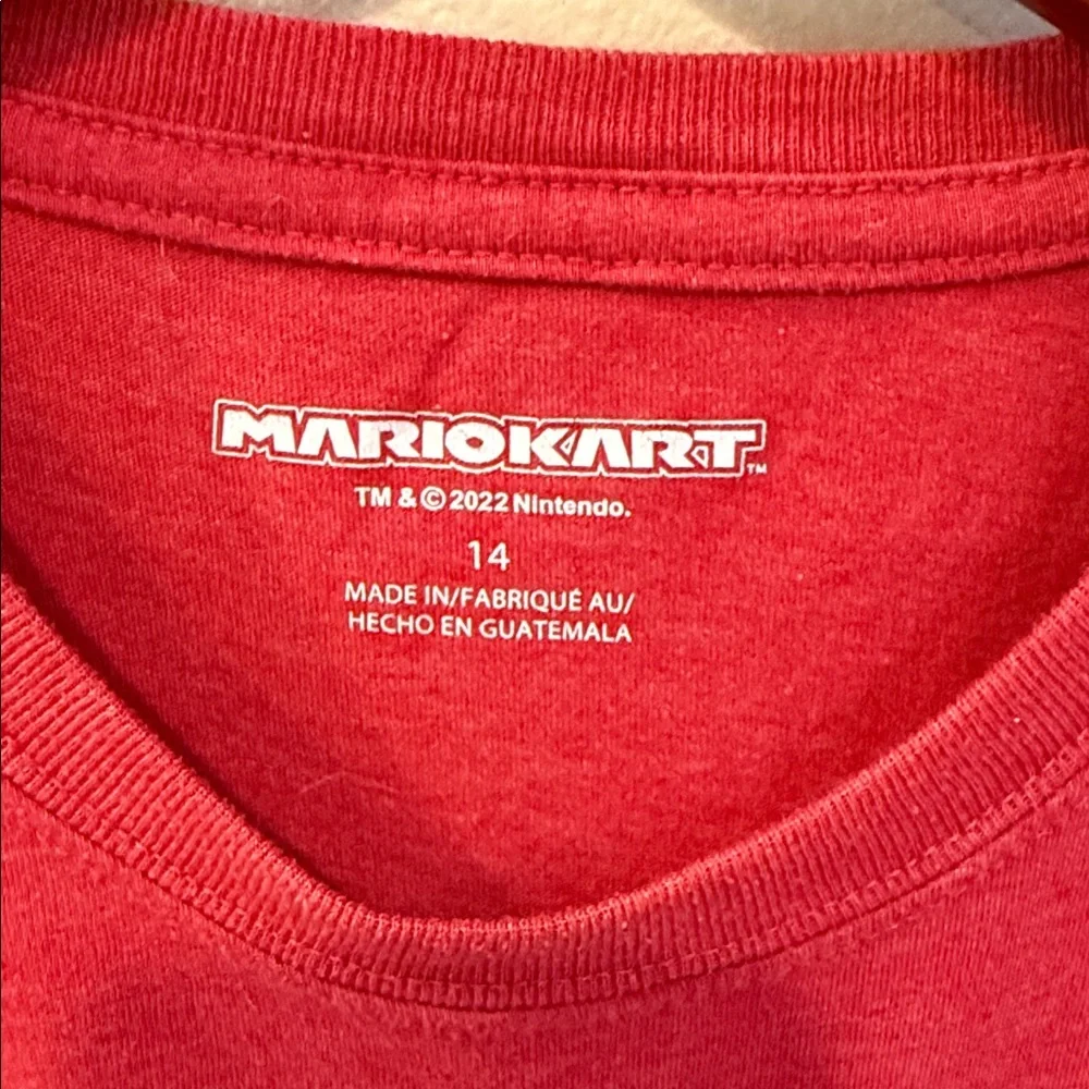Red Mario Kart Graphic T-Shirt